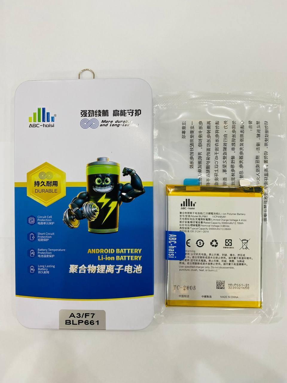Pin Oppo A3 / F7 ABC HaiSi (BLP661) — 3400 mAh