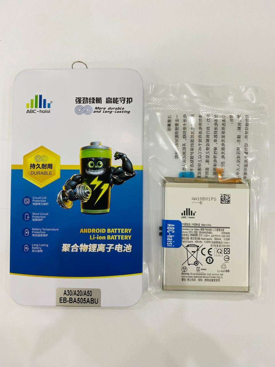 Pin Samsung Galaxy A30 / A20 / A50 ABC HaiSi (EB-BA505ABU) — 4000 mAh