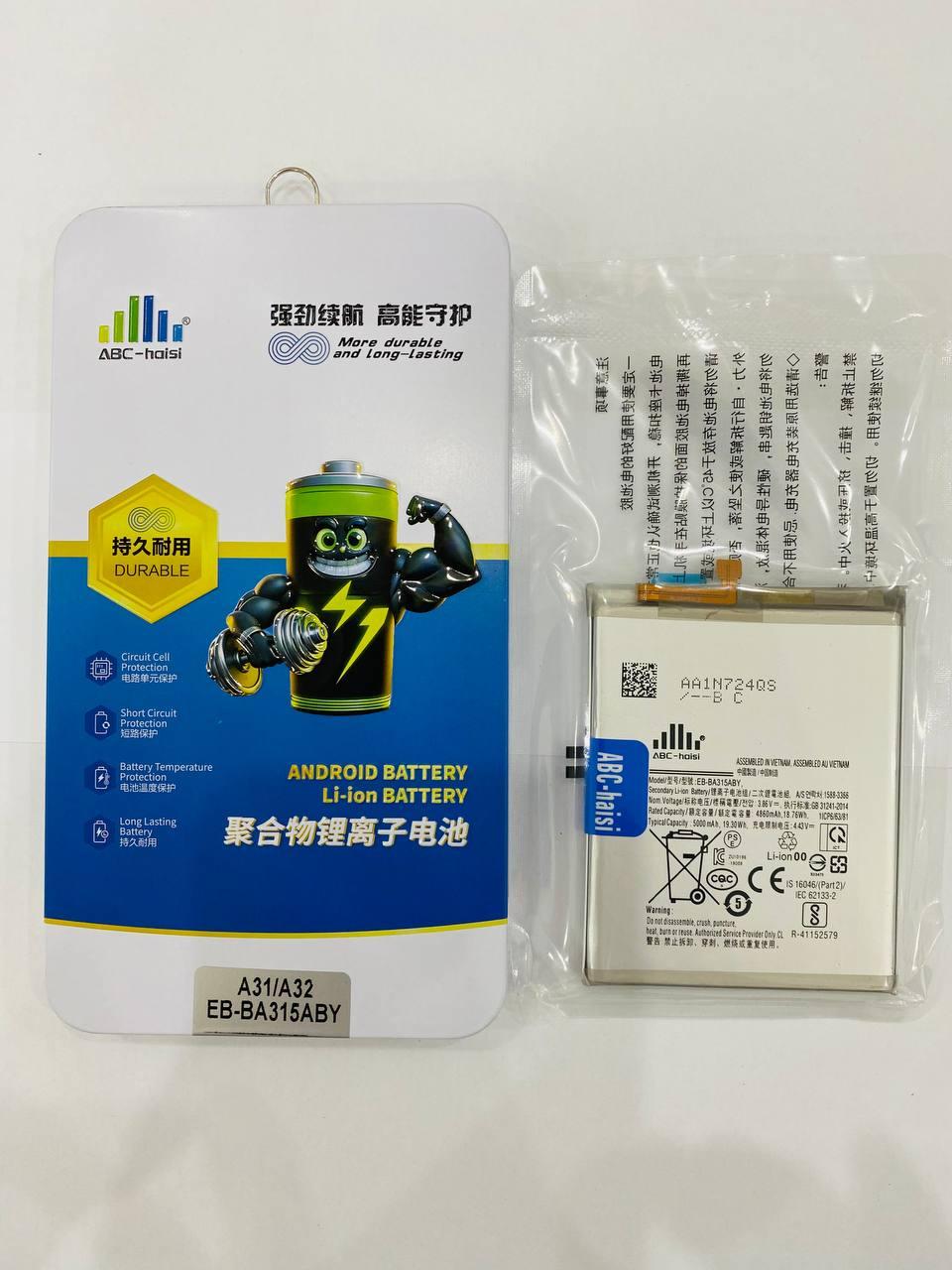 Pin Samsung Galaxy A31 / A32 ABC HaiSi (EB-BA315ABY) — 5000 mAh