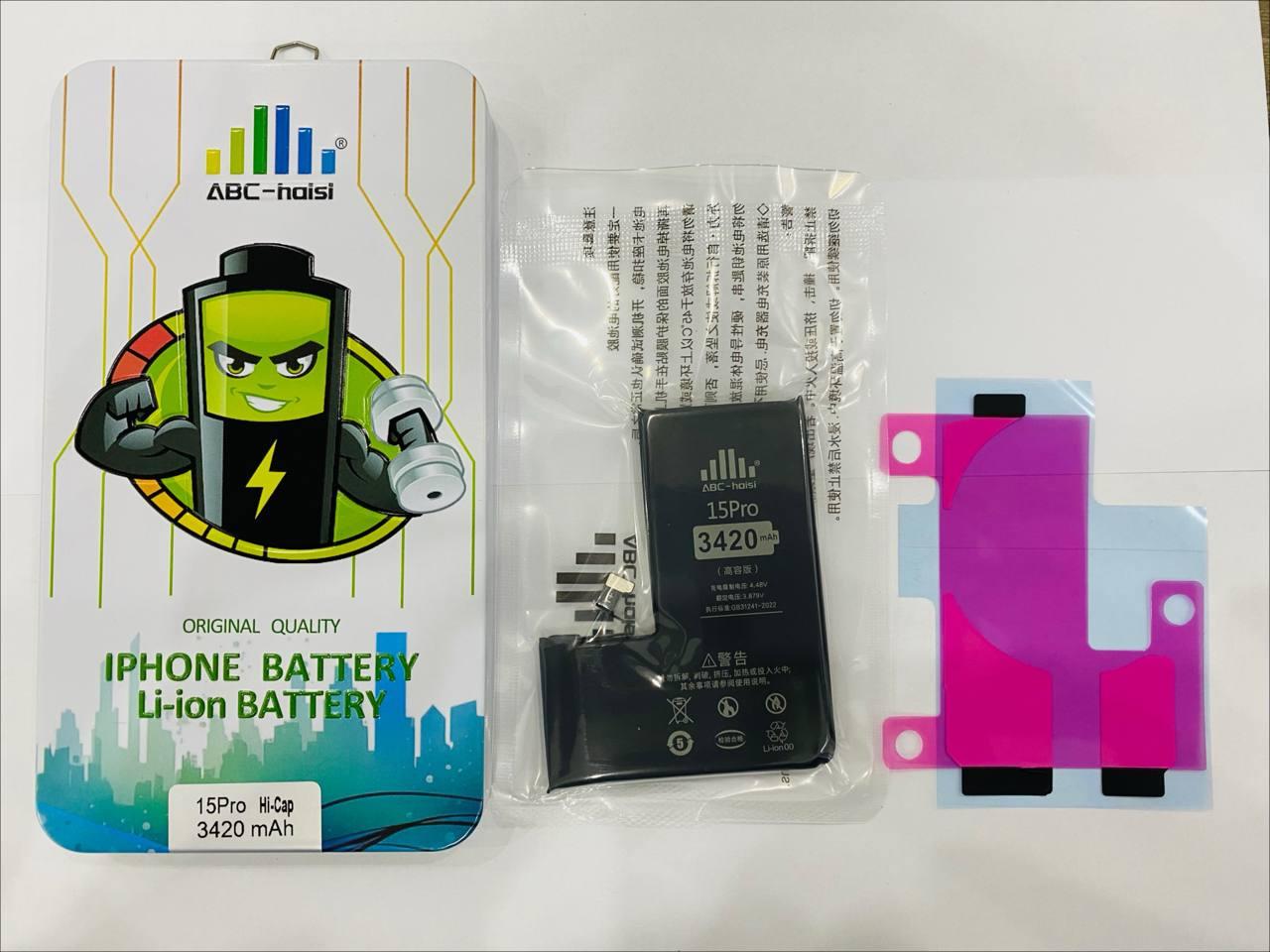 Pin iPhone 15 Pro ABC HaiSi (Hi-Cap (cao dung lượng)) — 3420 mAh